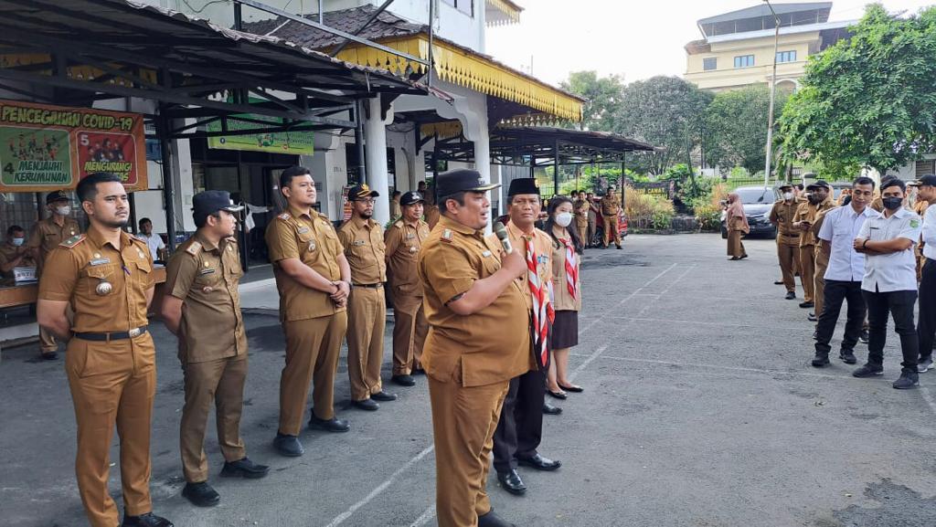 PELEPASAN PRAMUKA KWARTING KECAMATAN MEDAN PETISAH DALAM MENGIKUTI LOMBA TINGKAT KWARCAB KOTA MEDAN.